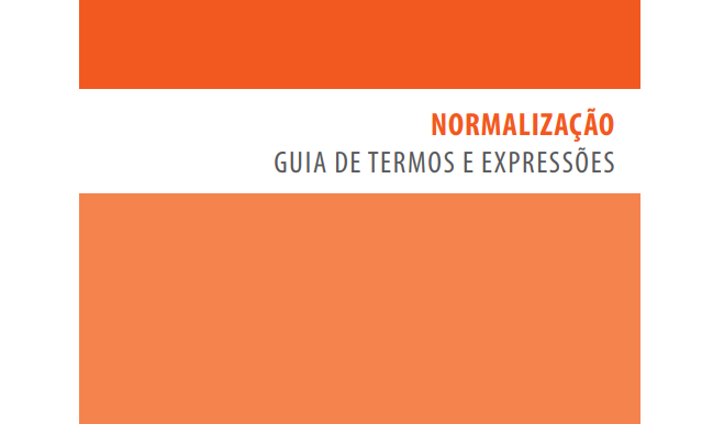 NORMALIZAÇÃO (Guia de termos e expressões)